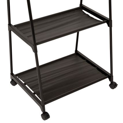 5five - Стойка за дрехи FESY 156x83 см черна