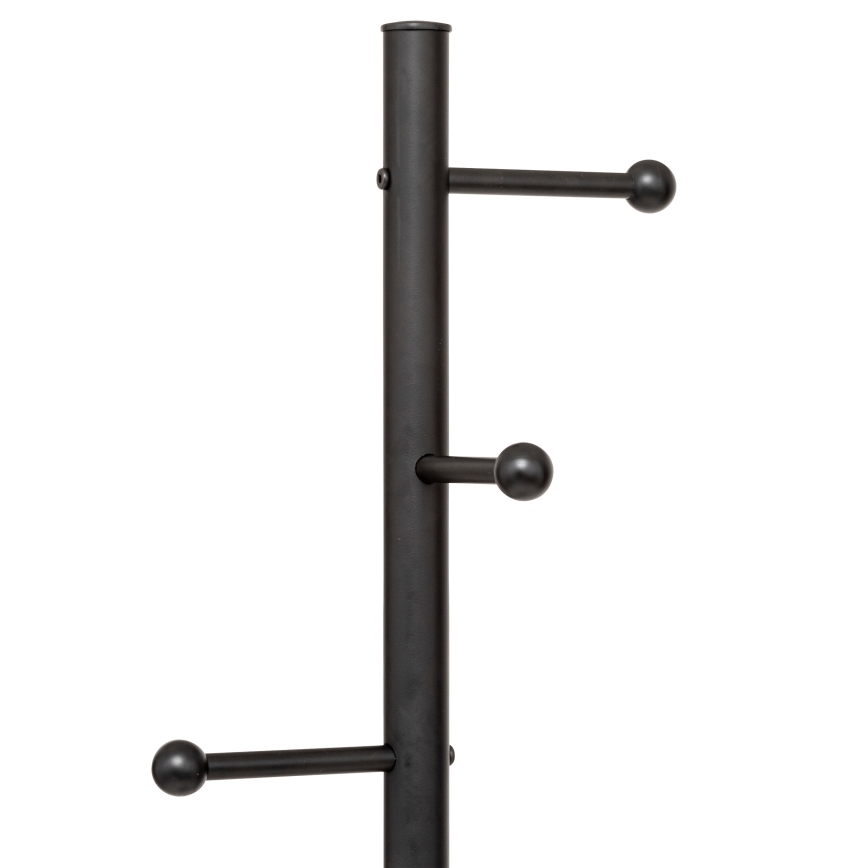 5five - Стойка за дрехи TIGE 173x37 см черна