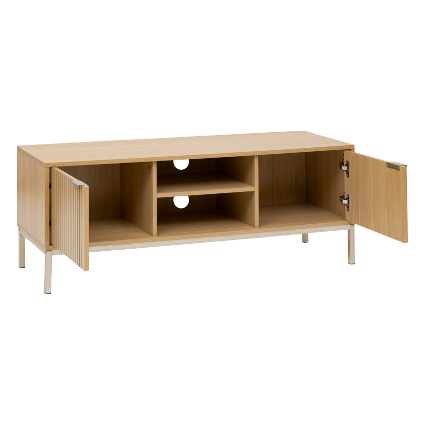 5five - телевизионен шкаф KUBI 120 x 40 см, кафяв