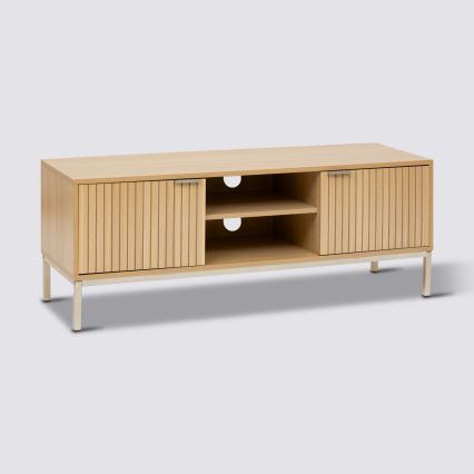 5five - телевизионен шкаф KUBI 120 x 40 см, кафяв