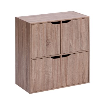 5five - Комод TIDY 68x68x32 см, кафяв