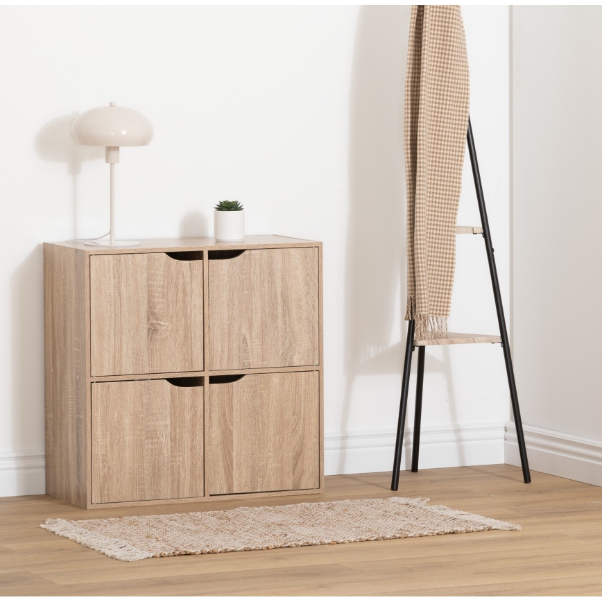 5five - Комод TIDY 68x68x32 см, кафяв