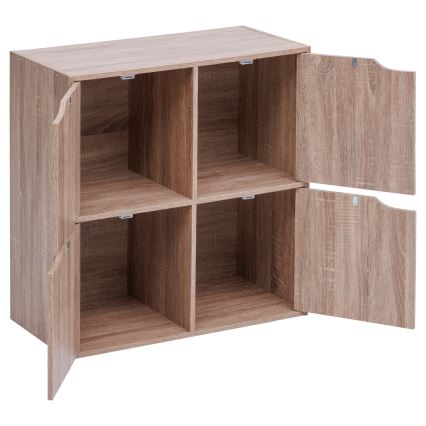5five - Комод TIDY 68x68x32 см, кафяв