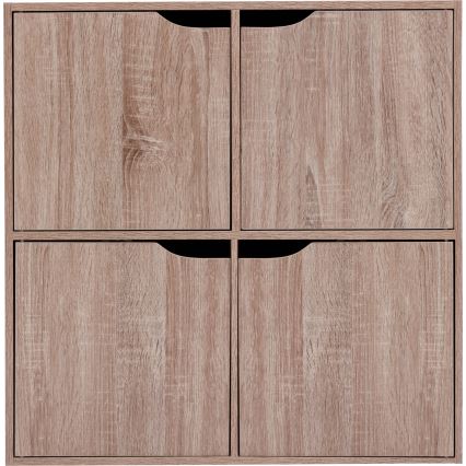 5five - Комод TIDY 68x68x32 см, кафяв
