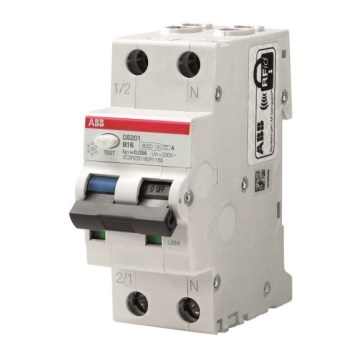 ABB 2CSR255080R1105 - 2-полюсен предпазител с прекъсвач DS201 B10 230V