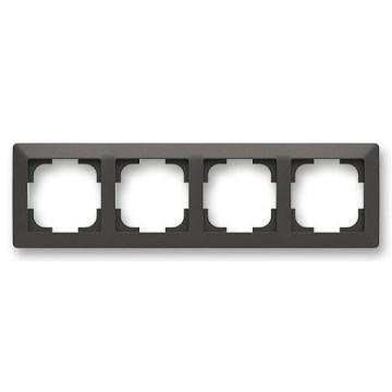 ABB 3901T-A00040 137 - Матова черна рамка за четири модула ZONI