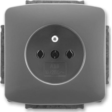 ABB 5518A-A2349 S2 - Розетка за домашна употреба без рамка TANGO 250V тъмно сива
