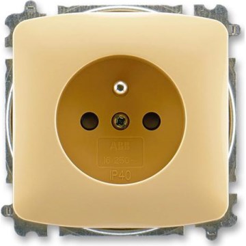 ABB 6619A-A06357 D - Домашна розетка без рамка TANGO 250V бежова