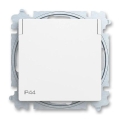 ABB 6619T-A06995 240 - Битова розетка без рамка ZONI 250V IP44 матова бяла