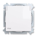 ABB 6619T-A06995 500 - Битова контактна розетка без рамка ZONI 250V IP44 бяла