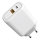 Адаптер за бързо зареждане Power Delivery 30W USB-C + USB-A бял