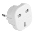 Адаптер за път UK/EU 230V бял