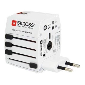 Адаптер за пътуване MUV USB AC65PD с USB A+C, 65W