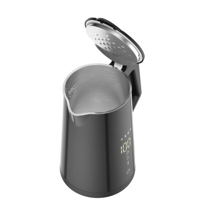 AENO - Смарт чайник с LED дисплей 1,7 l 2200W/230V черен