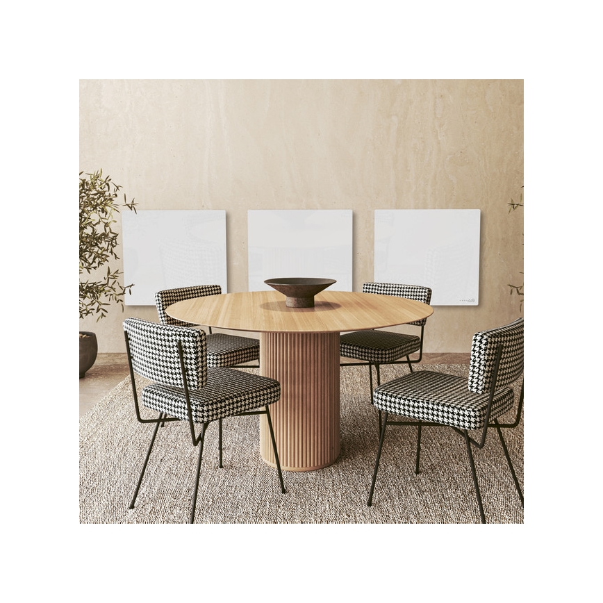 AENO - Умен електрически инфрачервен панел 500W таймер/термостат Wi-Fi бял