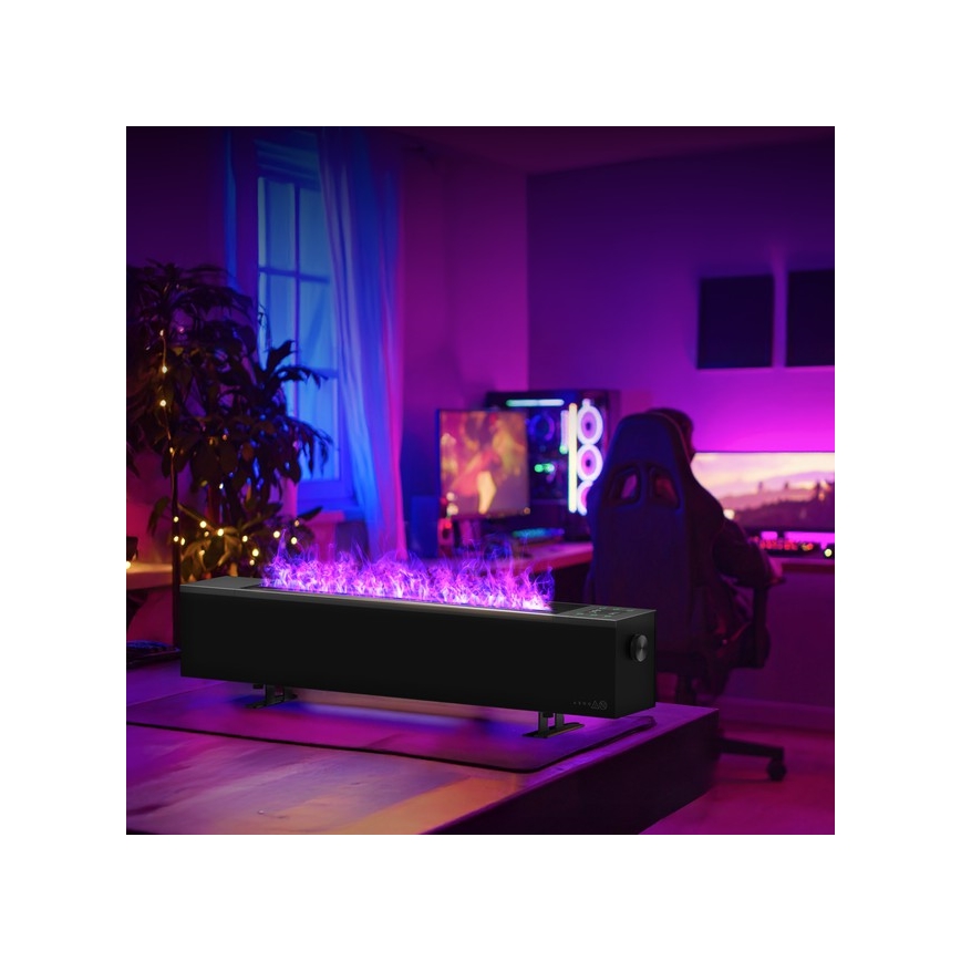 AENO - Умен електрически директен нагревател/конвектор 1000/2000W черен