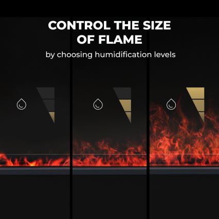 AENO - Умен електрически директен нагревател/конвектор 1000/2000W черен
