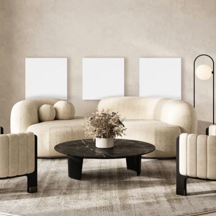 AENO - Умен електрически инфрачервен панел 500W с таймер/термостат, Wi-Fi, бял