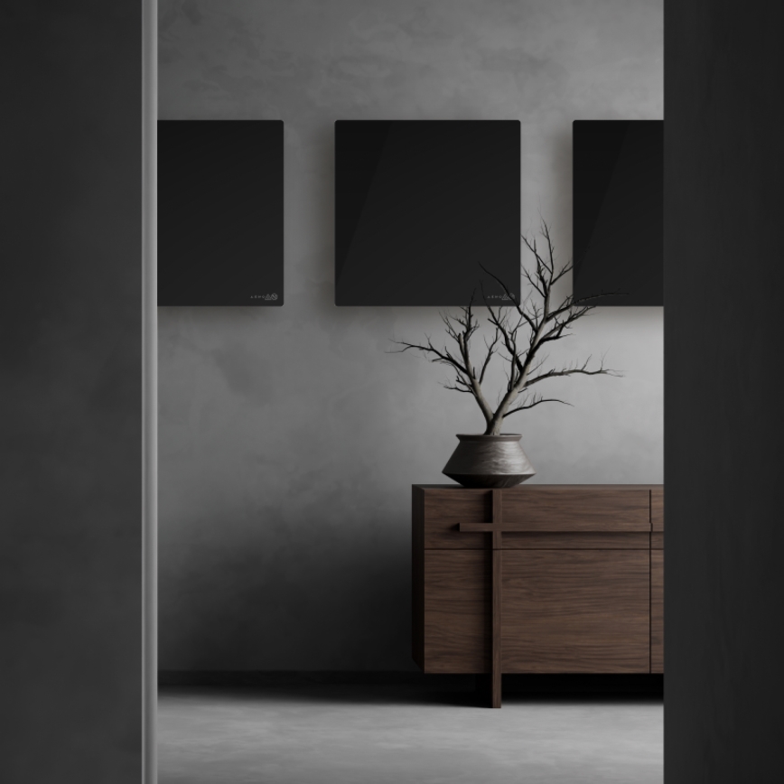 AENO - Умен електрически инфрачервен панел 500W таймер/термостат Wi-Fi бял