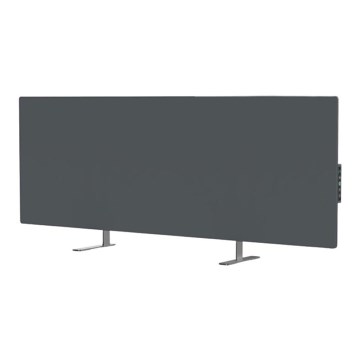 AENO - Умен електрически инфрачервен панел с LED дисплей 700W таймер/термостат IP44 Wi-Fi сив