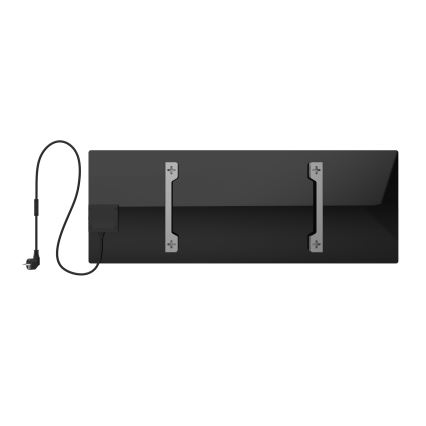 AENO - Умен електрически инфрачервен панел 700W с таймер/термостат IP44 Wi-Fi черен