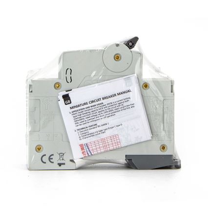 Aigostar - 2-полюсен автоматичен прекъсвач 50 A, тип C 230-400V