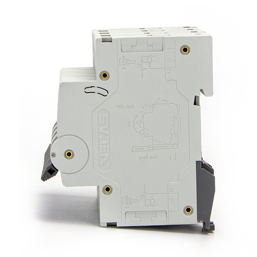 Aigostar - Автоматичен прекъсвач 4-полюсен 4P-25A-C 400V
