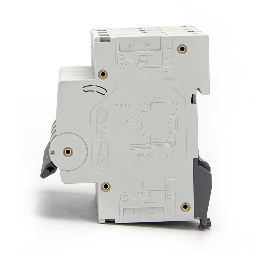 Aigostar - Автоматичен прекъсвач 4-полюсен 4P-63A-C 400V