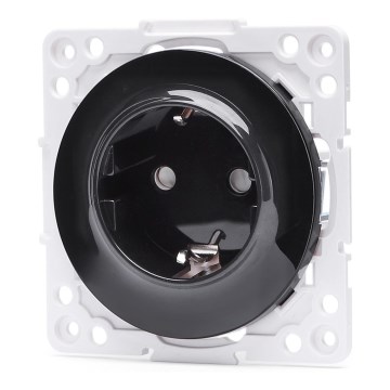 Aigostar - Безрамкова домашна розетка SCHUKO 250V/16A, черна