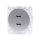 Aigostar - безрамкова USB захранваща розетка 2x USB-A сребриста