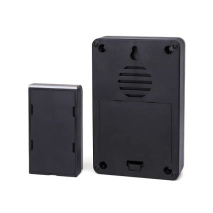 Aigostar - Безжичен звънец 3xAA/12V IP44 черен/меден