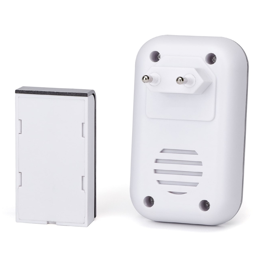 Aigostar - Безжичен звънец за контакт 230V/12V IP44 сребрист