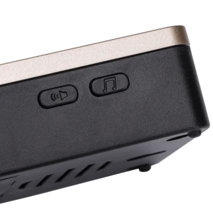 Aigostar - Безжичен звънец 3xAA/12V IP44 черен/меден