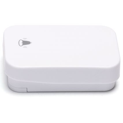 Aigostar - Безжичен звънец за контакт 1Z 230V IPX4 бял
