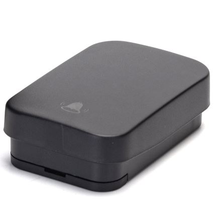 Aigostar - Безжичен звънец за контакт 1Z 230V IPX4 черен