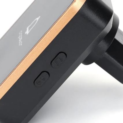 Aigostar - Безжичен звънец за контакт 230V черен