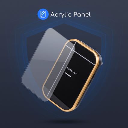 Aigostar - Безжичен звънец за контакт 230V/12V IP44 черен