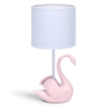 Aigostar - Детска малка лампа 1xE14/40W/230V лебед розов