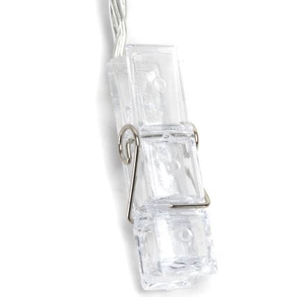 Aigostar - Декоративна LED гирлянда 20xLED/5W/USB 6 m топла бяла светлина