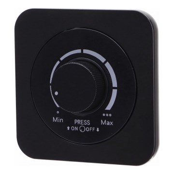 Aigostar - Димирач с рамка 250V/10A черен