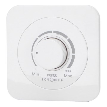Aigostar - Димиращ ключ с рамка 250V/10A бял
