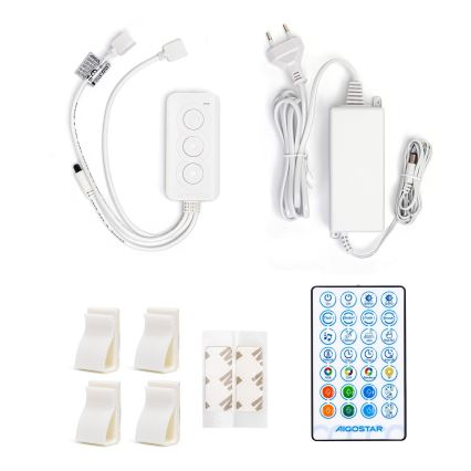 Aigostar - Димируема RGBW LED лента LED/48W/12V 2x7,5 m Wi-Fi