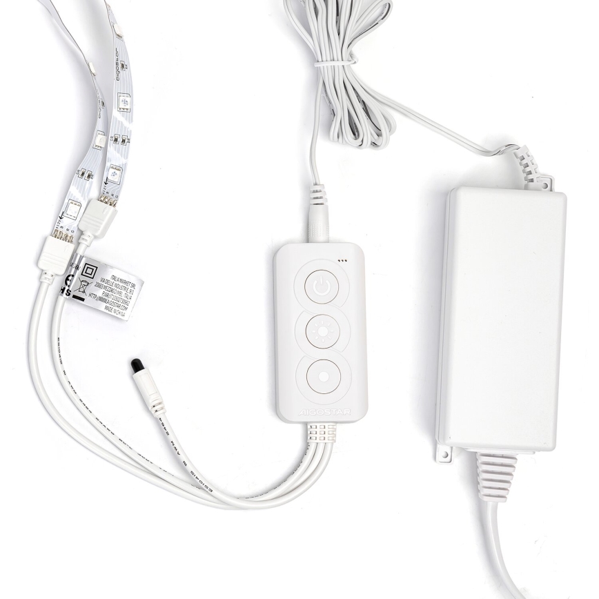 Aigostar - Димируема RGBW LED лента LED/48W/12V 2x7,5 m Wi-Fi