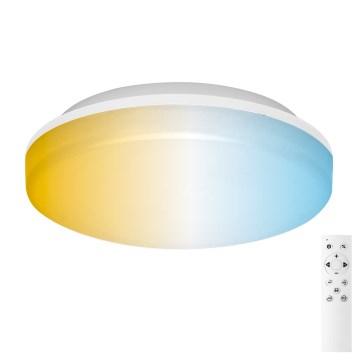 Aigostar - димируемо LED таванно осветително тяло за баня, 24W/230V, 3000K–6500K, IP54, Ø 33 см, с дистанционно управление