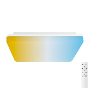 Aigostar - Димируемо LED таванно осветително тяло за баня LED/18W/230V 3000K-6500K IP54 + дистанционно управление