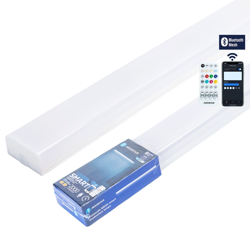 Aigostar - Димируемо LED осветително тяло MESH LED/18W/230V 6500K + дистанционно управление