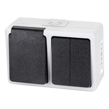 Aigostar - Домашен ключ за променлив ток с контакт 250V/16A IP54