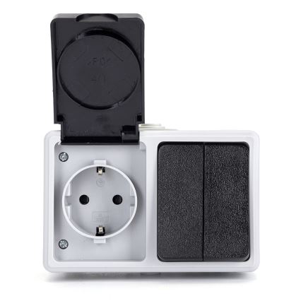 Aigostar - Домашен ключ за променлив ток с контакт 250V/16A IP54