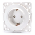 Aigostar - Домашна безрамкова SCHUKO розетка 250V/16A бяла