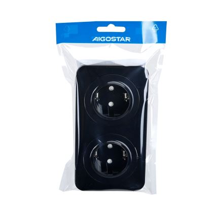 Aigostar - Домашна двойна контактна розетка SCHUKO 250 V / 16 A